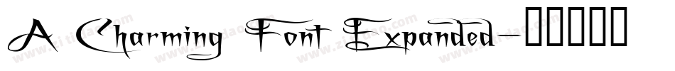 A Charming Font Expanded字体转换